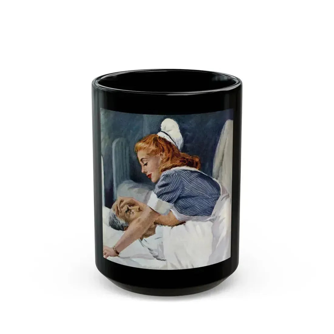 A Pair of Shoes, Good Housekeeping, April 1947 - Black Coffee Mug 15oz - Go Mug Yourself