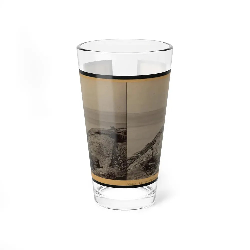 A Parapet Of Fort Sumpter (I.E. Sumter), Looking Toward Morris Island (U.S. Civil War) Pint Glass 16oz 16oz - Go Mug Yourself