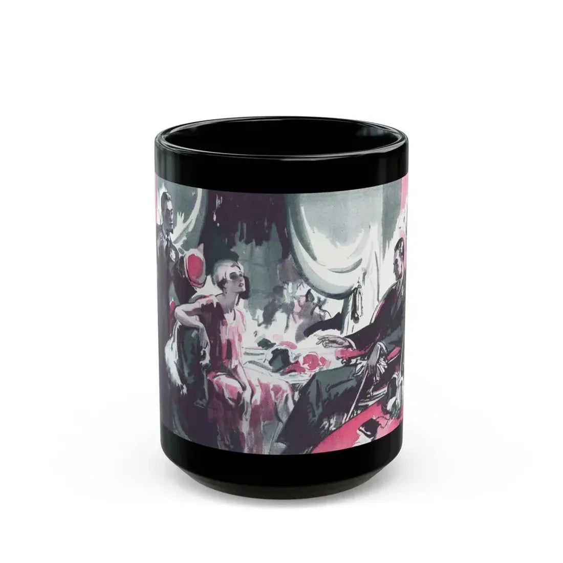 A Paris Bargain (1), McCall's, April 1930 - Black Coffee Mug 15oz - Go Mug Yourself