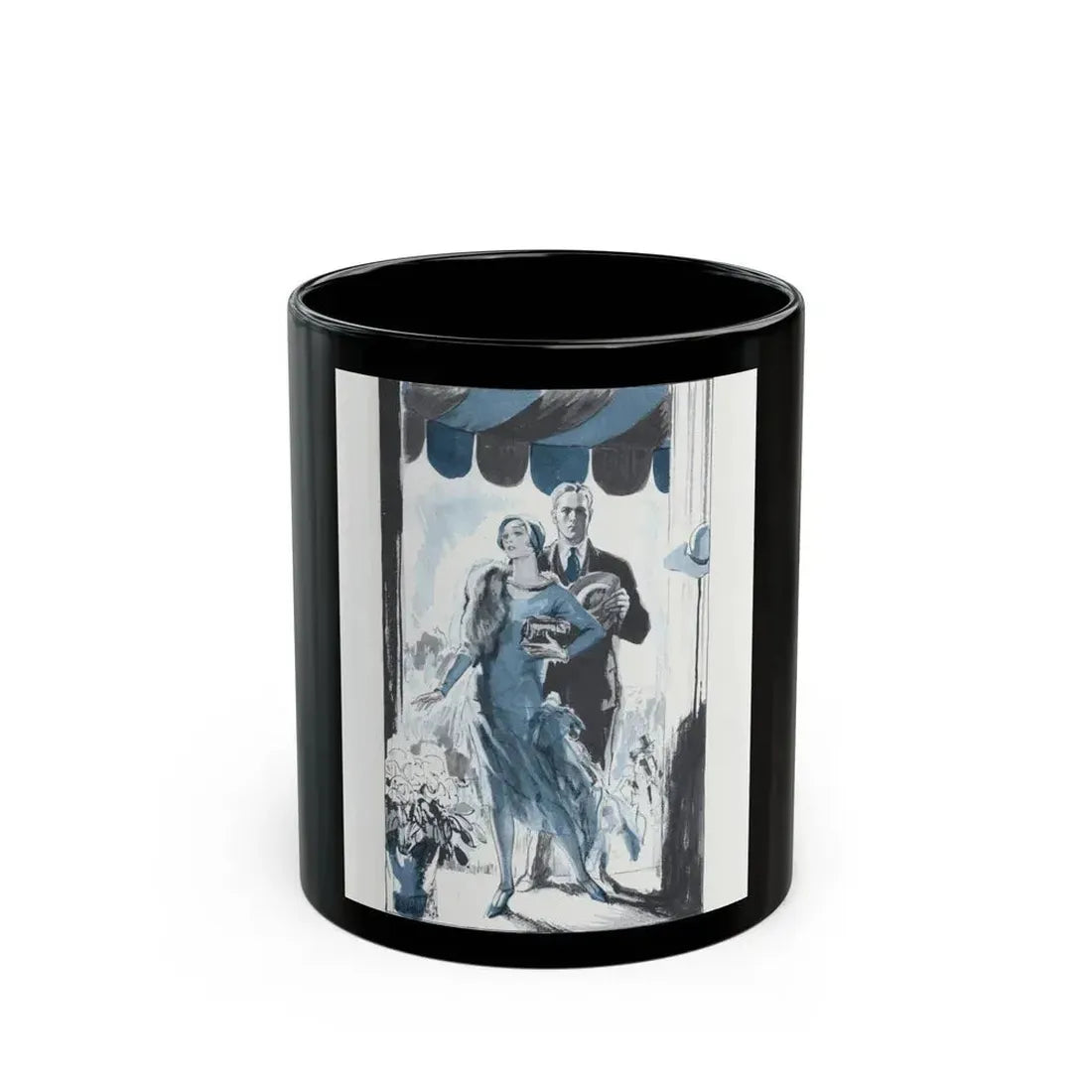A Paris Bargain (2), McCall's, April 1930 - Black Coffee Mug 11oz - Go Mug Yourself