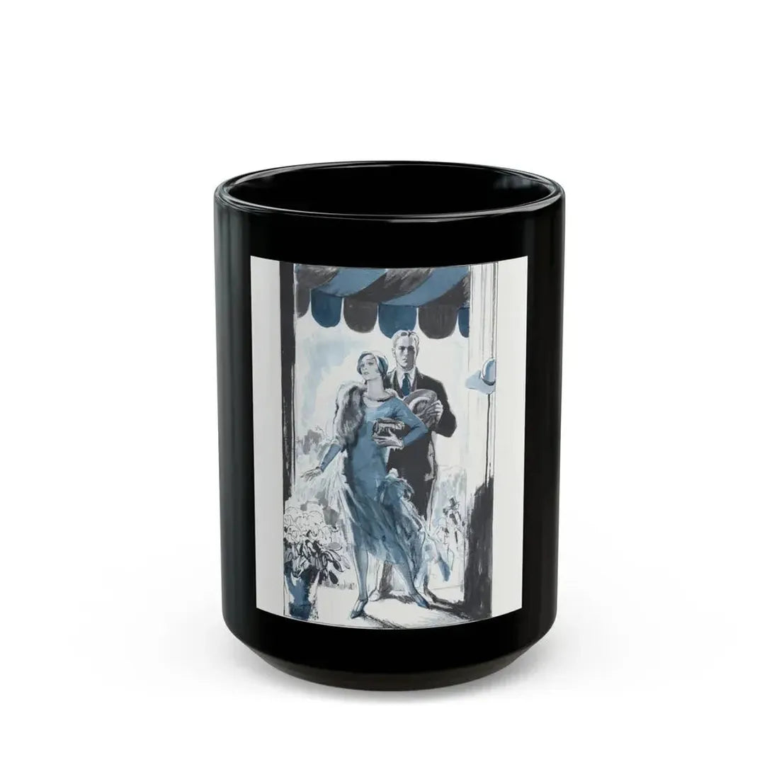 A Paris Bargain (2), McCall's, April 1930 - Black Coffee Mug 15oz - Go Mug Yourself