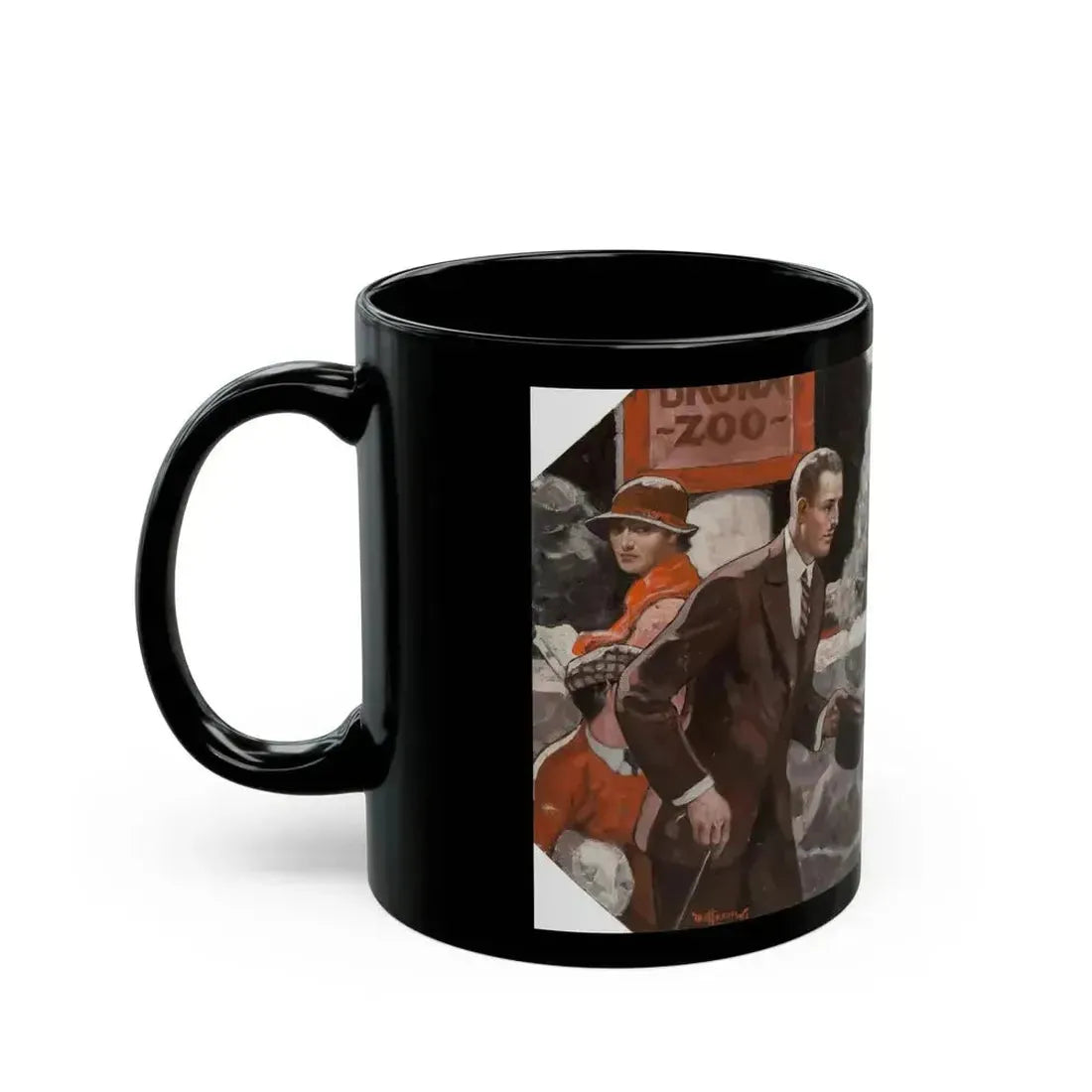 A Path to Paradise, Red Book interior illustration, October 1931 - Black Coffee Mug - Go Mug Yourself