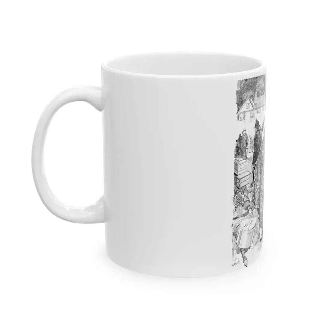 A Philosopher, Life Magazine illustration, 1915 - White Coffee Mug - Go Mug Yourself