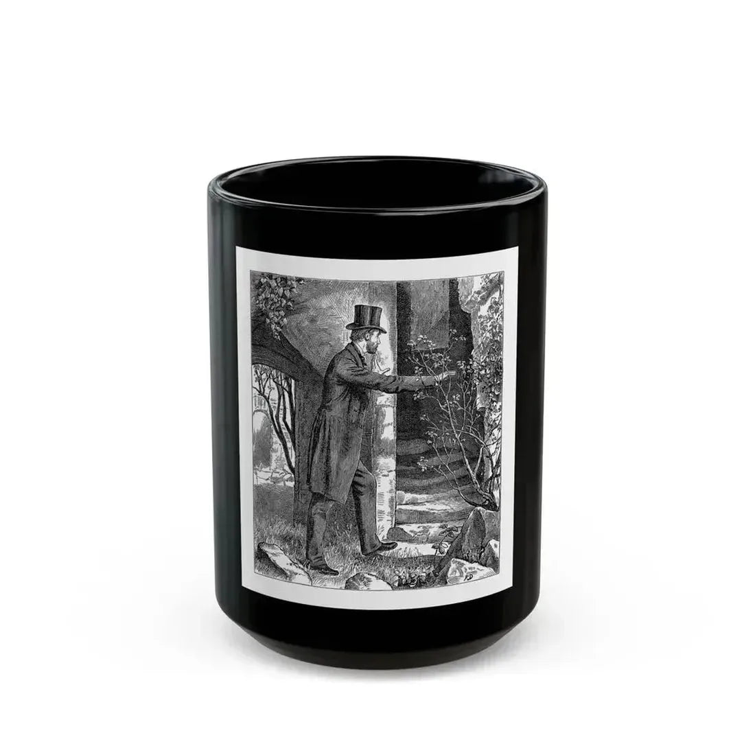 A Point Of Honour by MRL, Cassell's Family Magazine, 1885 - Black Coffee Mug 15oz - Go Mug Yourself