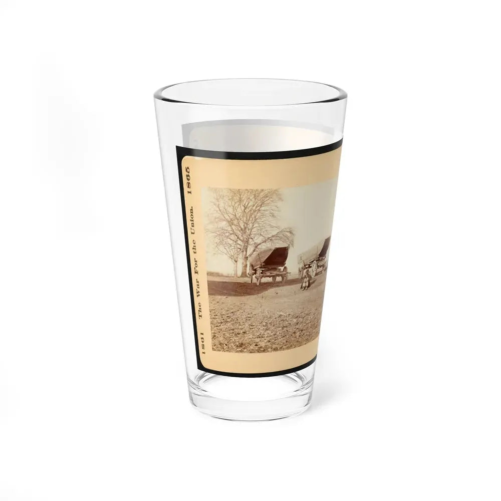 A Pontoon Boat On Wheels (U.S. Civil War) Pint Glass 16oz - Go Mug Yourself