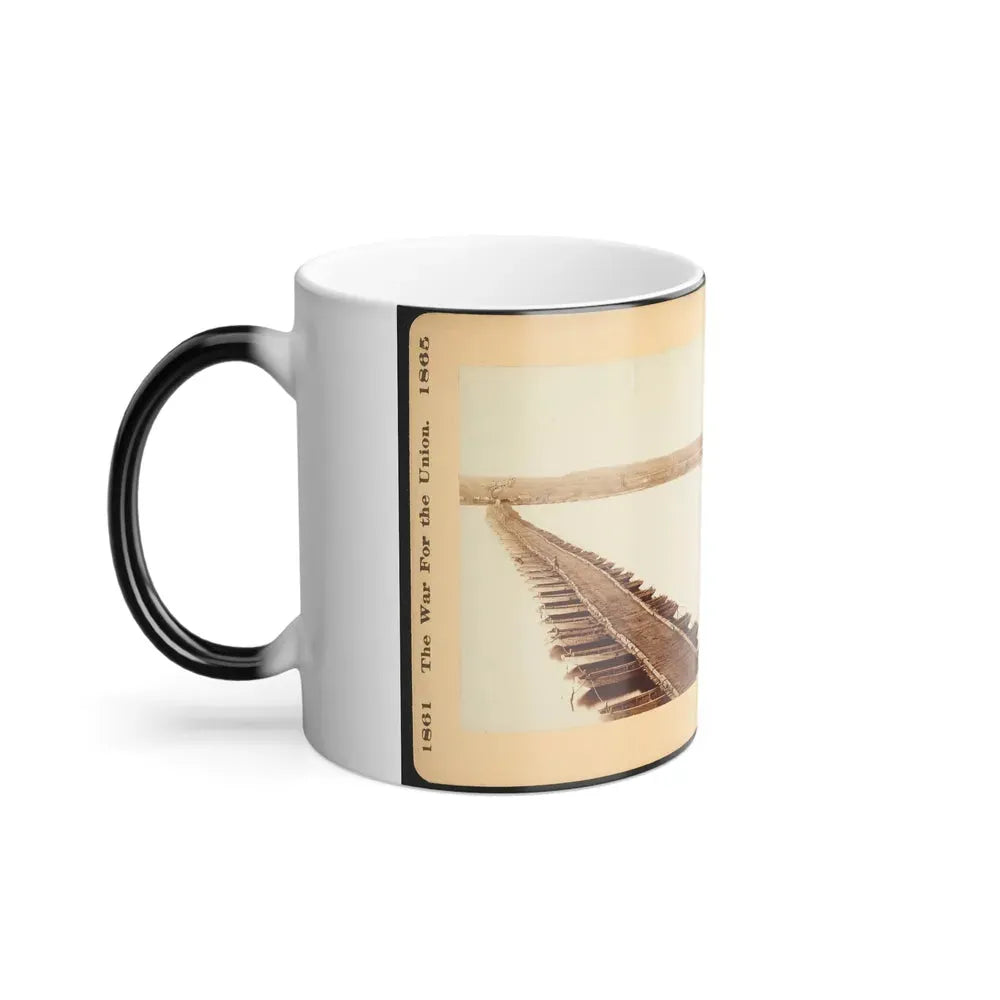 A Pontoon Bridge on the James River (U.S. Civil War) Color Changing Coffee Mug 11oz - Go Mug Yourself