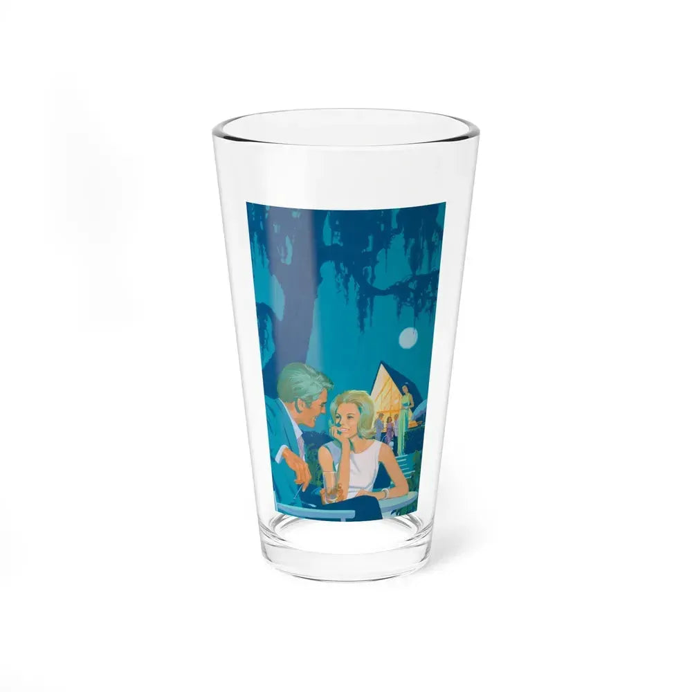 A Portrait with Love, paperback cover - Pint Glass 16oz 16oz - Go Mug Yourself