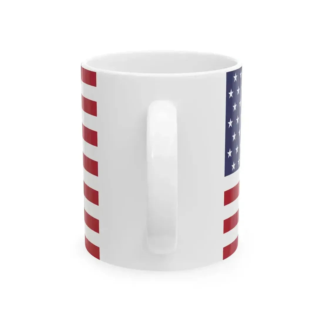 A possible flag of the United States of America displaying 52 stars (United States) White Coffee Mug - Go Mug Yourself