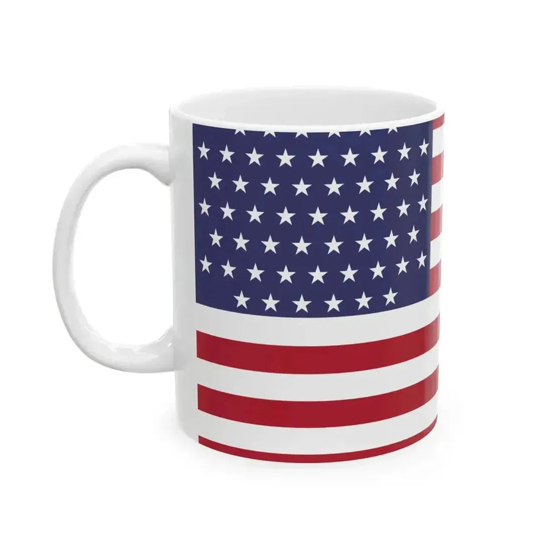 A possible flag of the United States of America displaying 55 stars 1 (United States) White Coffee Mug - Go Mug Yourself