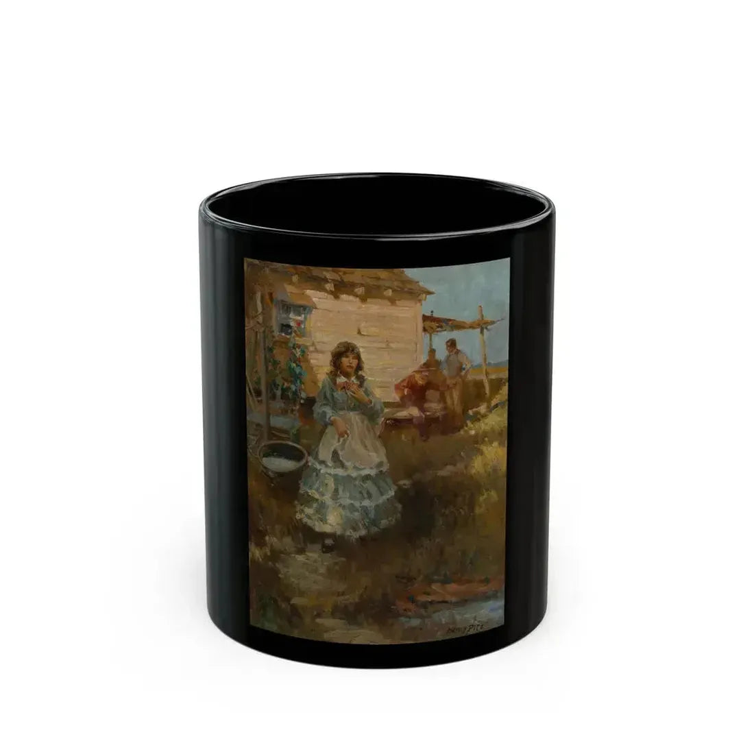 A Prairie Rose, book cover (Little Brown, 1941) - Black Coffee Mug 11oz - Go Mug Yourself