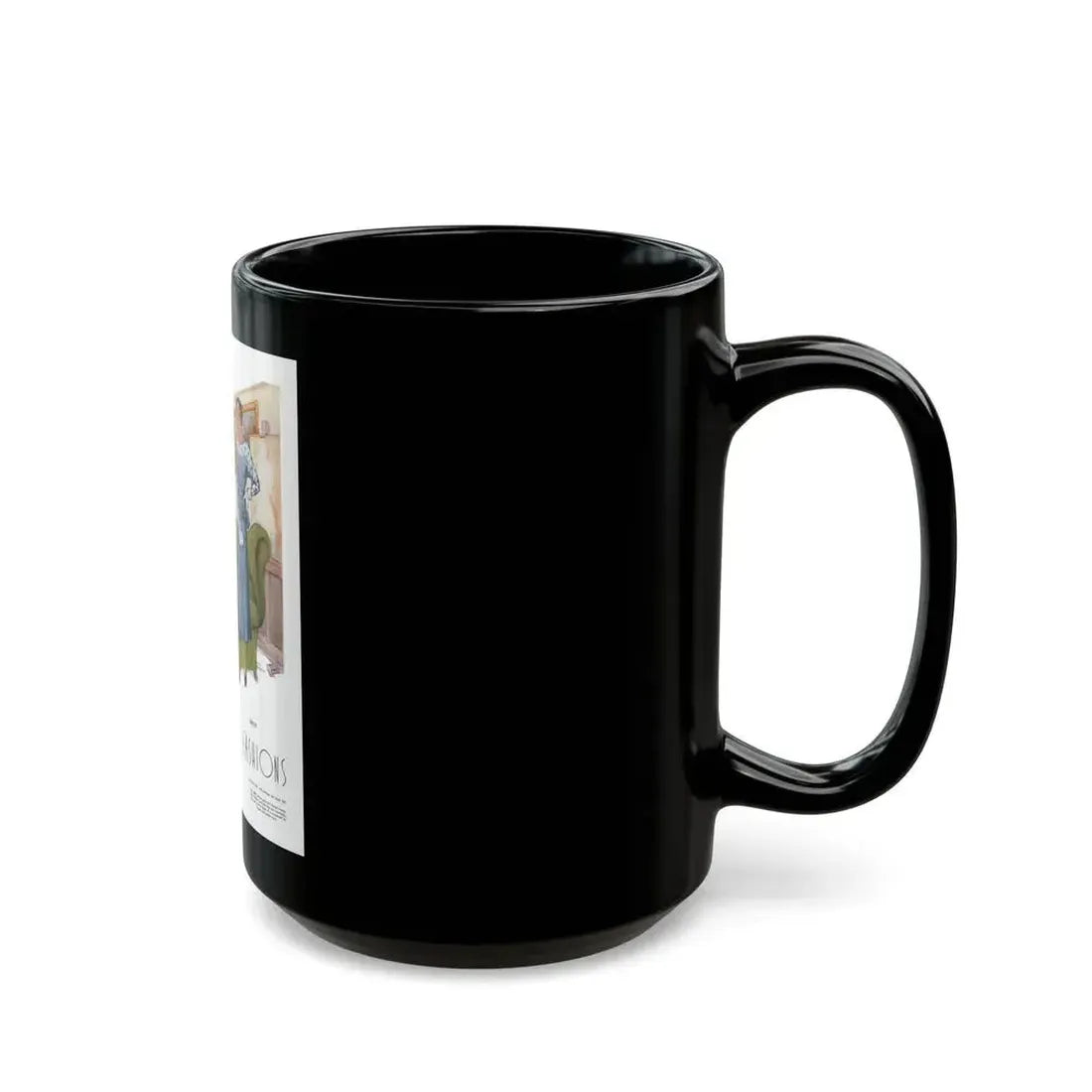 A Pre-View Of Fashions, McCall's, May 1932 - Black Coffee Mug - Go Mug Yourself