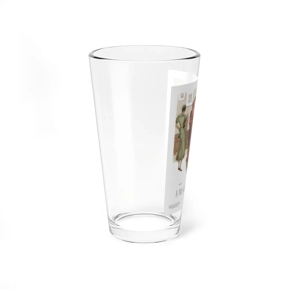 A Pre-View Of Fashions, McCall's, May 1932 (Magazine Illustration) Pint Glass 16oz - Go Mug Yourself