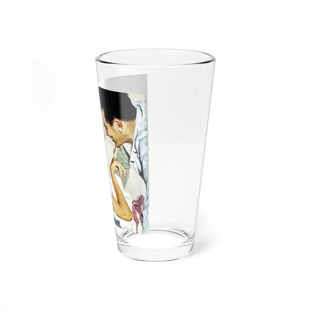 A Present from An Angel, Good Housekeeping, November 1955 (Magazine Illustration) Pint Glass 16oz - Go Mug Yourself
