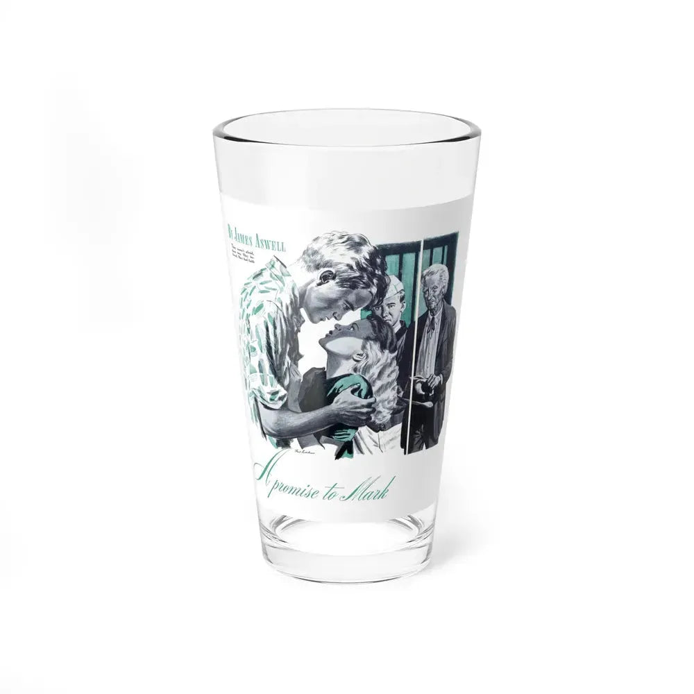 A Promise To Mark, Good Housekeeping, July 1943 (Magazine Illustration) Pint Glass 16oz 16oz - Go Mug Yourself