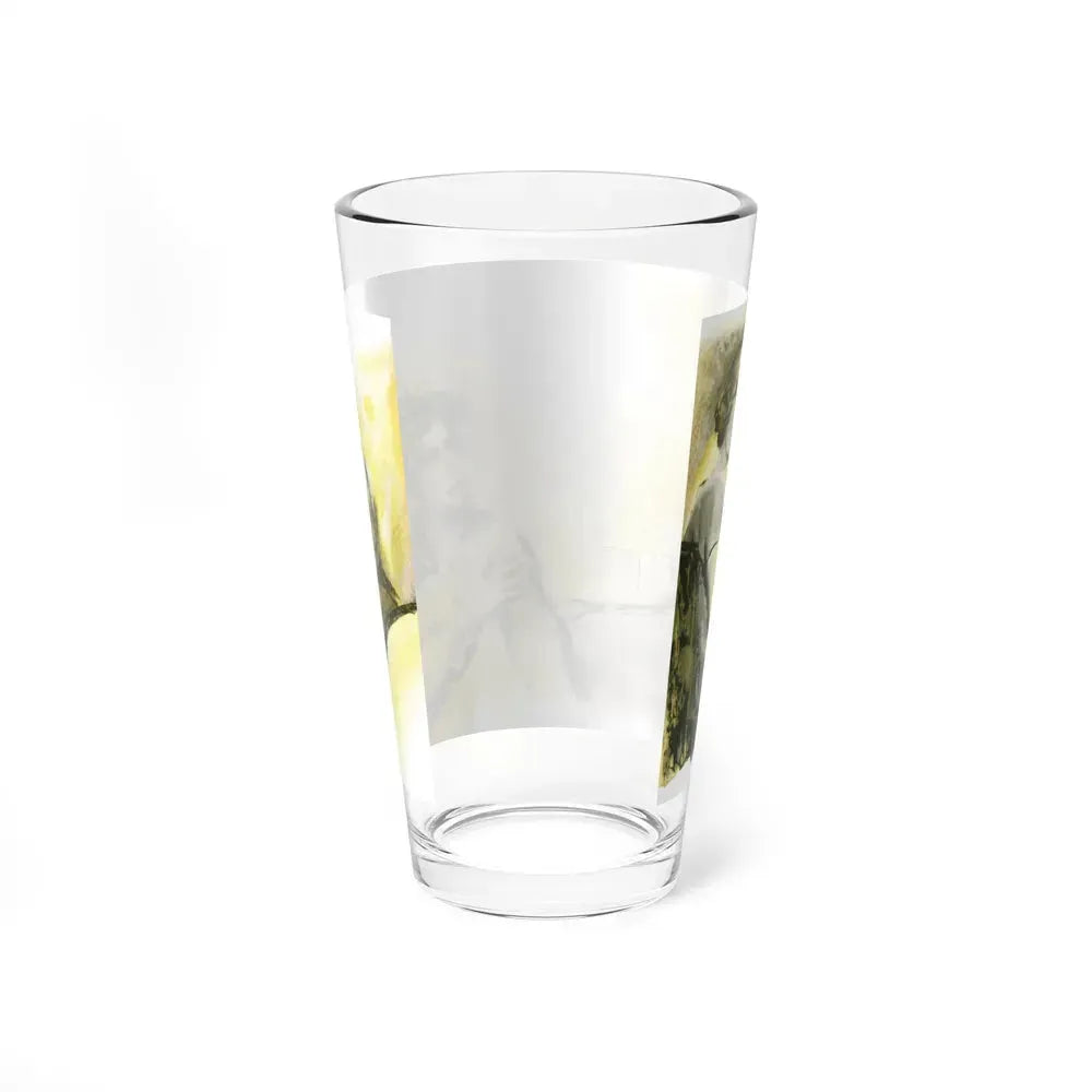 A Question Of Time by Dorothy Mackie Low, Good Housekeeping magazine, 1961 (Magazine Illustration) Pint Glass 16oz - Go Mug Yourself