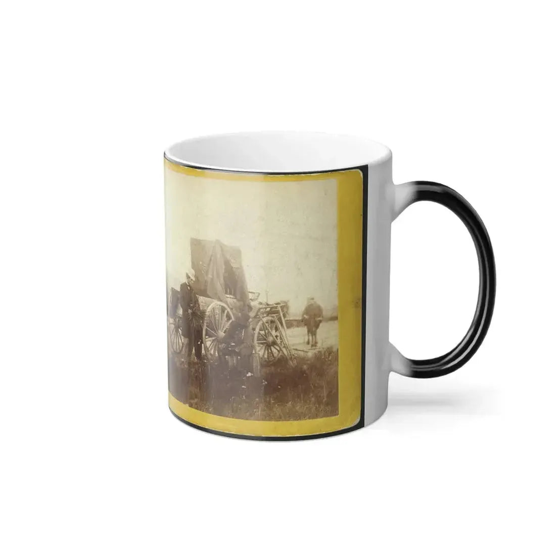 A Rare Specimen Found on Hill Above Fort Riley, Kansas, 420 Miles West of St. Louis, Mo. (U.S. Civil War) Color Changing Coffee Mug 11oz - Go Mug Yourself