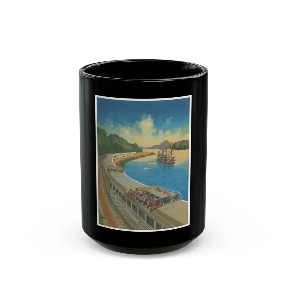A rare Zephyr Train advertisement - Black Coffee Mug 15oz - Go Mug Yourself