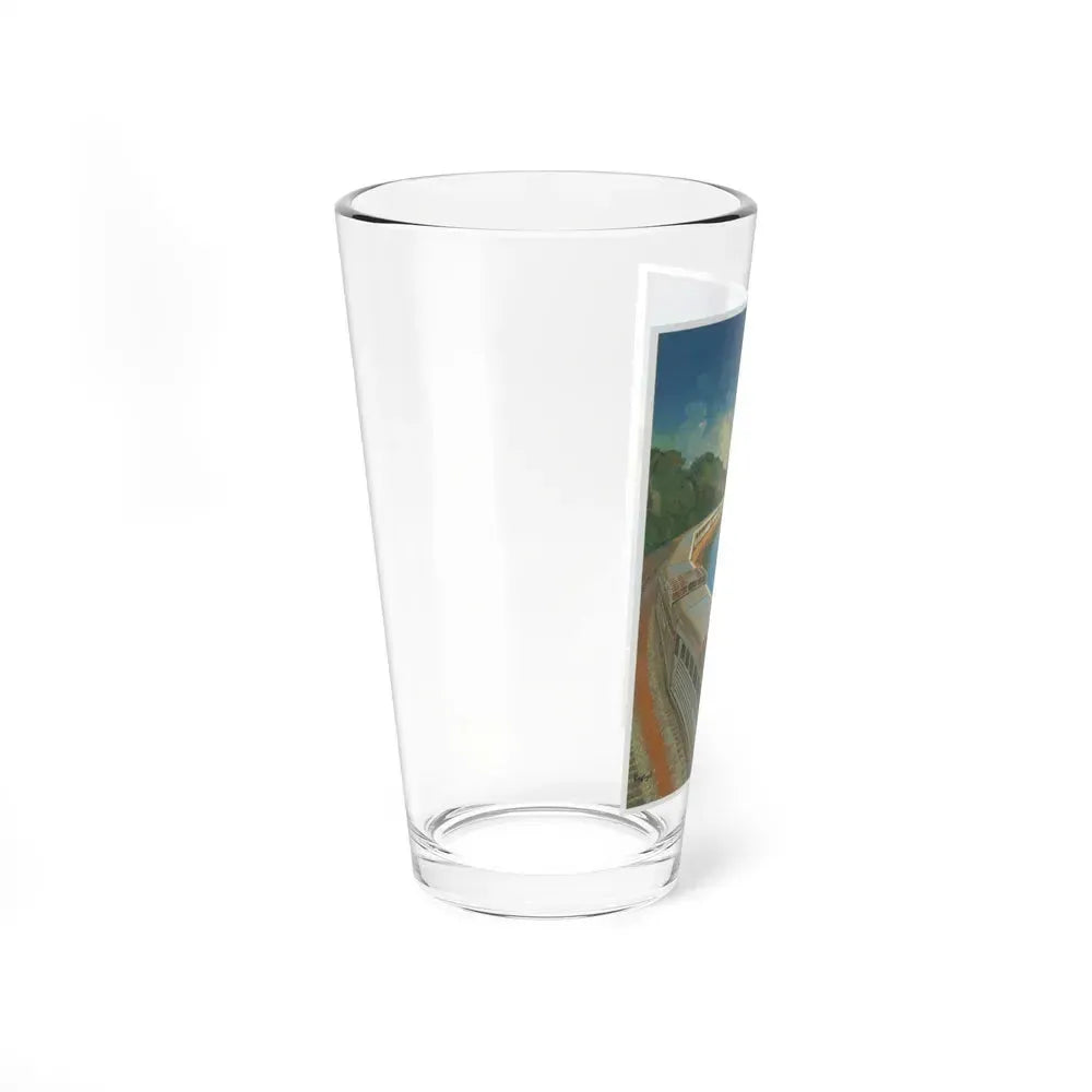A rare Zephyr Train advertisement (Magazine Illustration) Pint Glass 16oz - Go Mug Yourself
