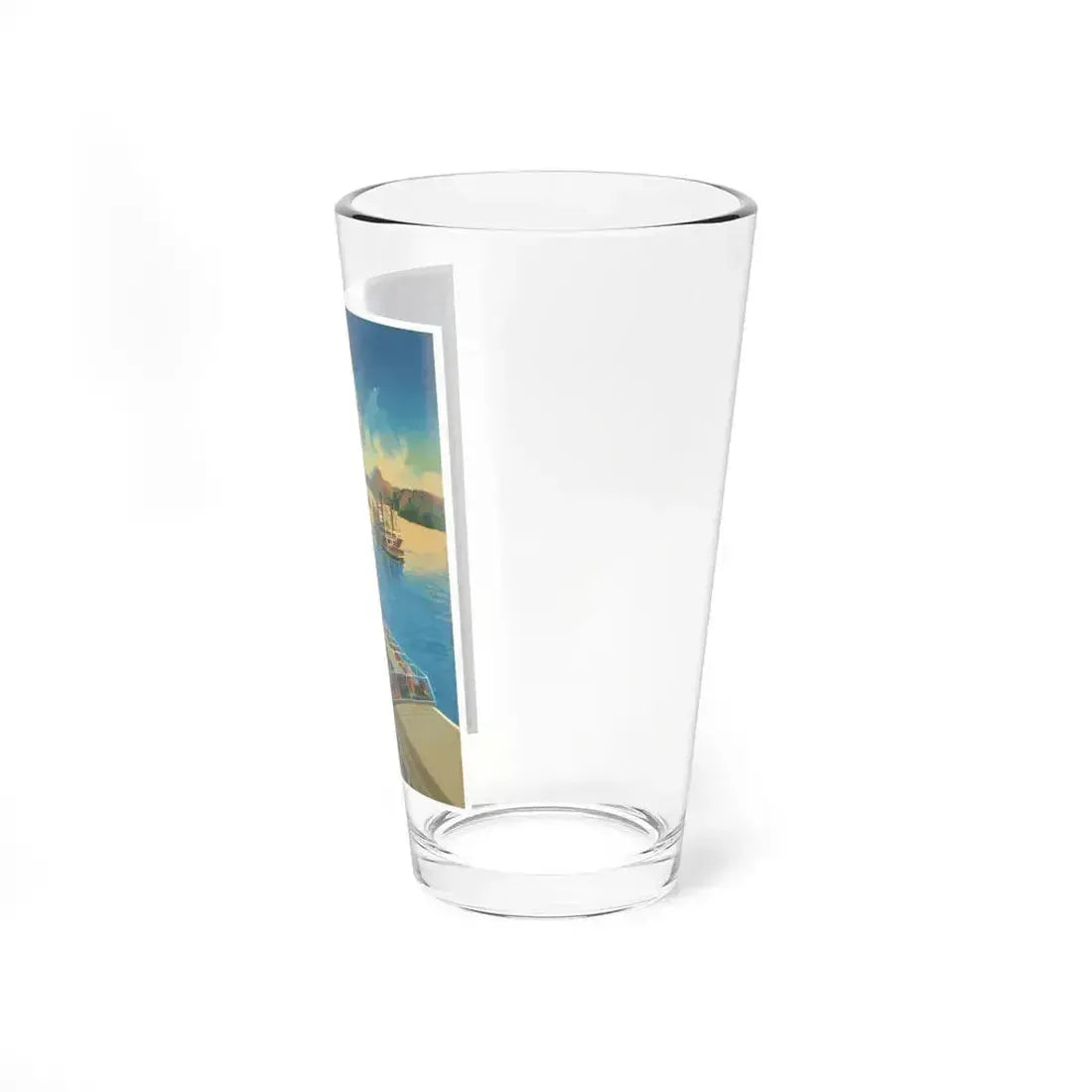 A rare Zephyr Train advertisement (Magazine Illustration) Pint Glass 16oz - Go Mug Yourself