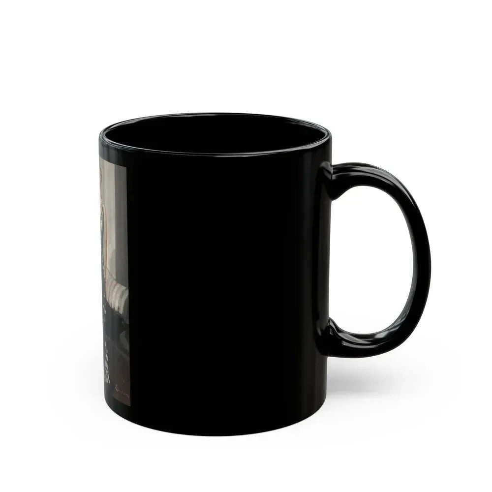 A Reflection of Beauty, magazine story illustration, circa 1930s - Black Coffee Mug - Go Mug Yourself