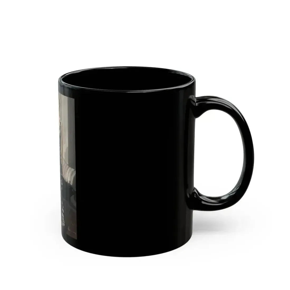 A Reflection of Beauty, magazine story illustration, circa 1930s - Black Coffee Mug - Go Mug Yourself