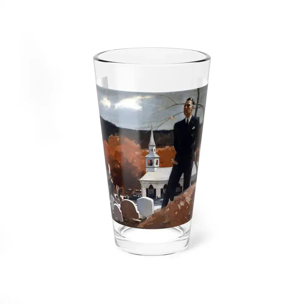 A Reflective Moment, 1936 (Magazine Illustration) Pint Glass 16oz 16oz - Go Mug Yourself