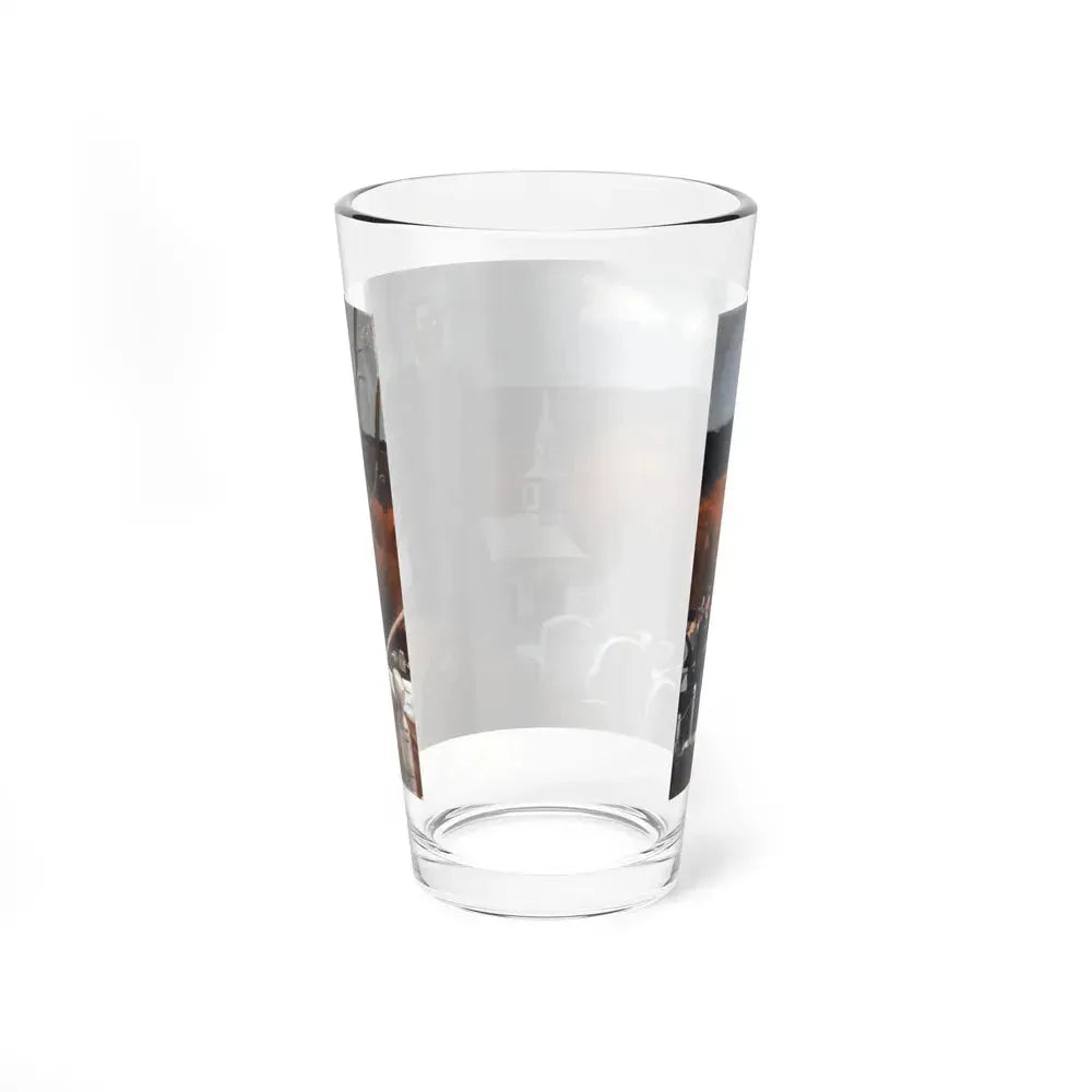 A Reflective Moment, 1936 (Magazine Illustration) Pint Glass 16oz - Go Mug Yourself