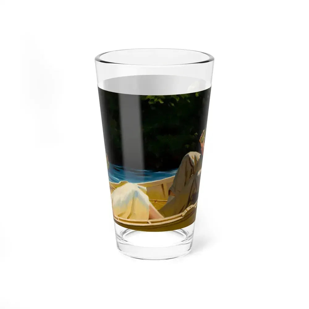 A Refreshing Break, beverage advertisement (Magazine Illustration) Pint Glass 16oz 16oz - Go Mug Yourself