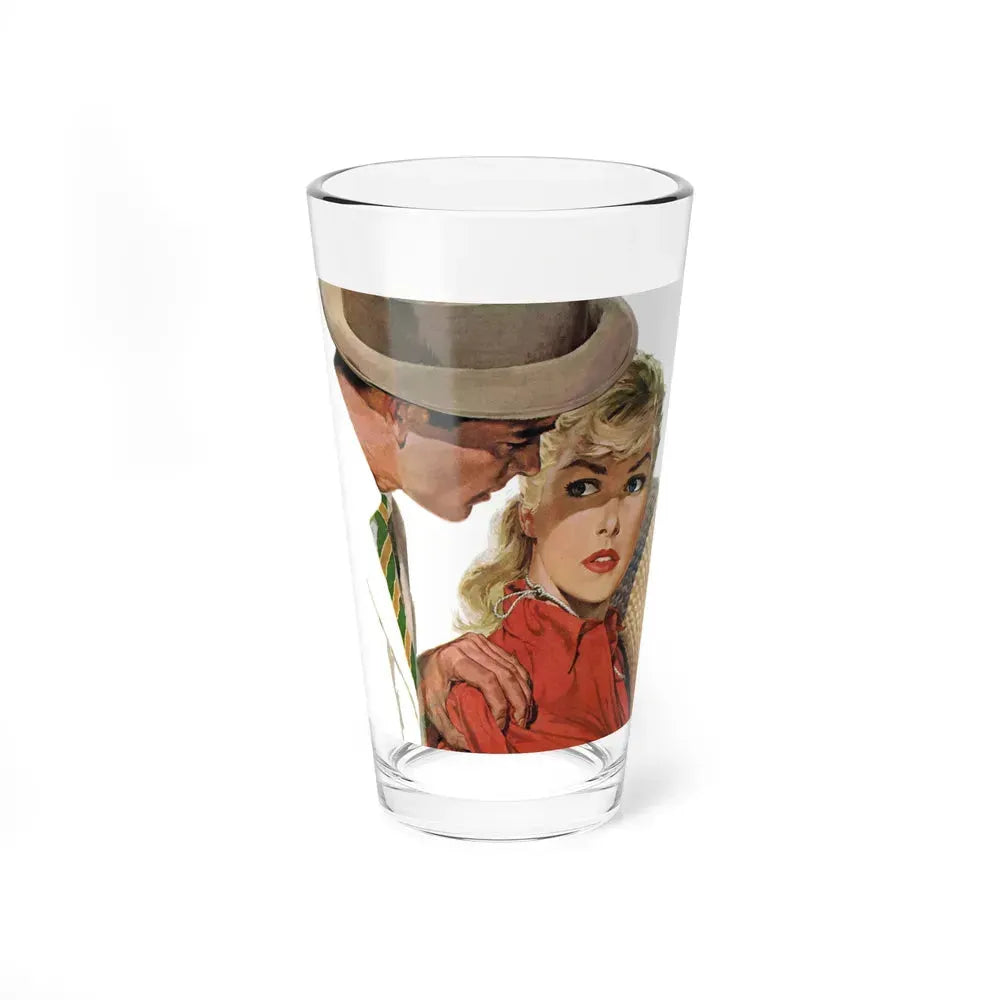 A Remarkable Woman, Redbook, May 1958 (Magazine Illustration) Pint Glass 16oz 16oz - Go Mug Yourself