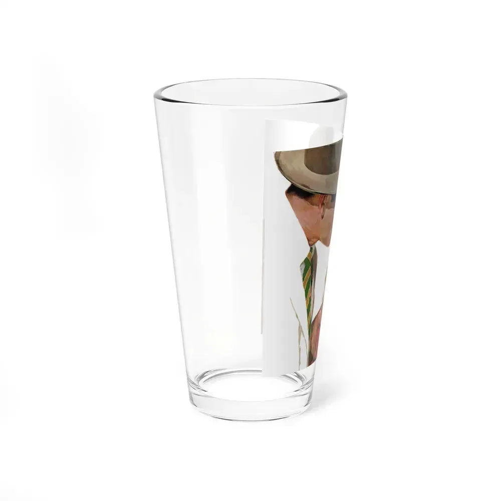 A Remarkable Woman, Redbook, May 1958 (Magazine Illustration) Pint Glass 16oz - Go Mug Yourself
