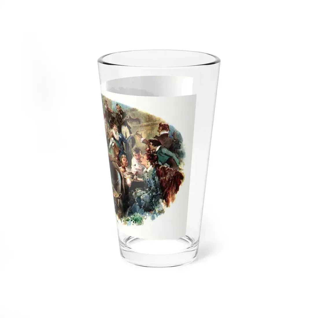 A Rich Glow at Christmas, Collier's, December 24, 1949 (Magazine Illustration) Pint Glass 16oz - Go Mug Yourself