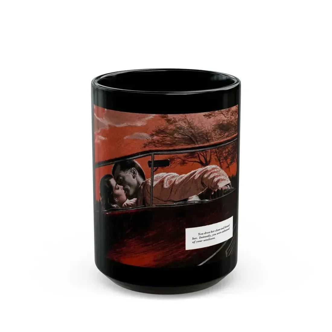 A Ring-and a Woman, Redbook, December 1947 - Black Coffee Mug 15oz - Go Mug Yourself