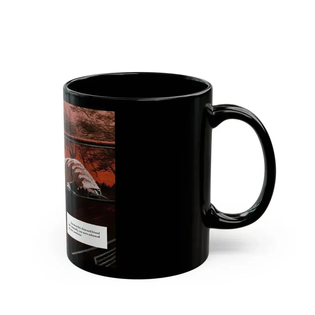 A Ring-and a Woman, Redbook, December 1947 - Black Coffee Mug - Go Mug Yourself