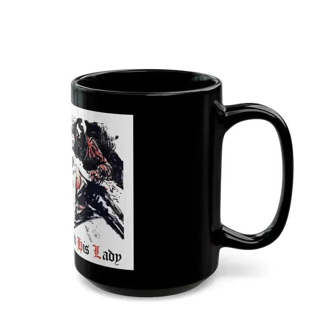 A Rogue And His Land (1), Blue Book Magazine, February 1947 - Black Coffee Mug - Go Mug Yourself