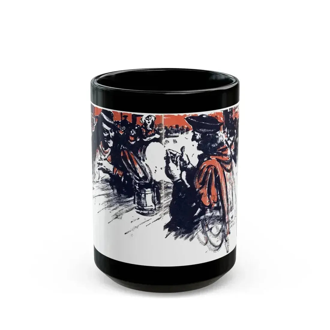 A Rogue And His Land (2), Blue Book Magazine, February 1947 - Black Coffee Mug 15oz - Go Mug Yourself