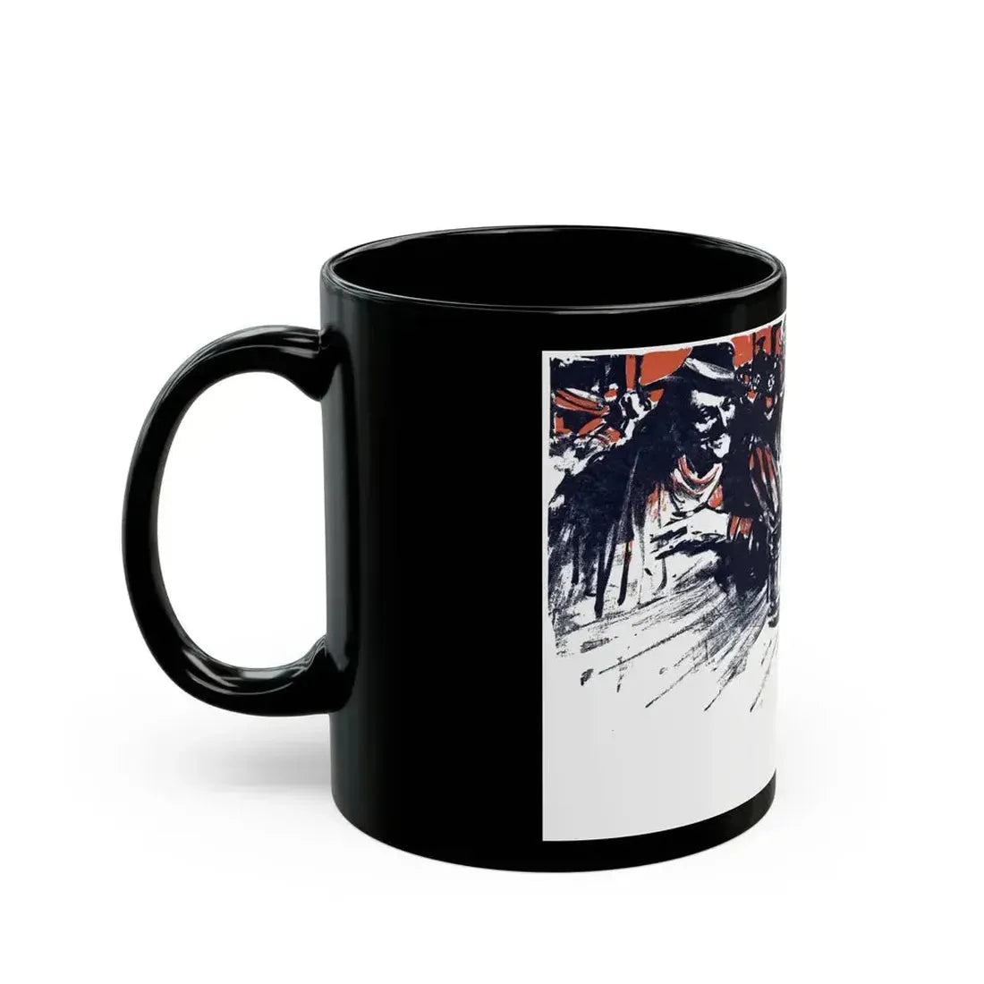 A Rogue And His Land (2), Blue Book Magazine, February 1947 - Black Coffee Mug - Go Mug Yourself