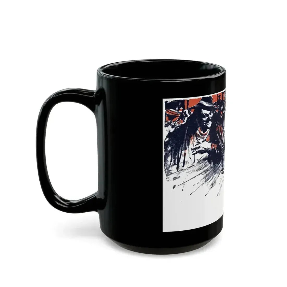 A Rogue And His Land (2), Blue Book Magazine, February 1947 - Black Coffee Mug - Go Mug Yourself