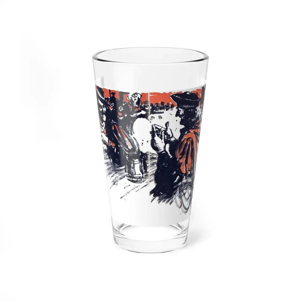 A Rogue And His Land (2), Blue Book Magazine, February 1947 (Magazine Illustration) Pint Glass 16oz 16oz - Go Mug Yourself