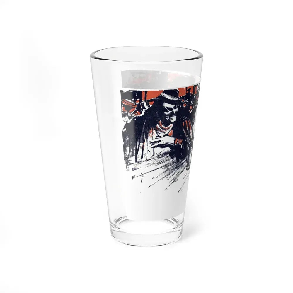 A Rogue And His Land (2), Blue Book Magazine, February 1947 (Magazine Illustration) Pint Glass 16oz - Go Mug Yourself