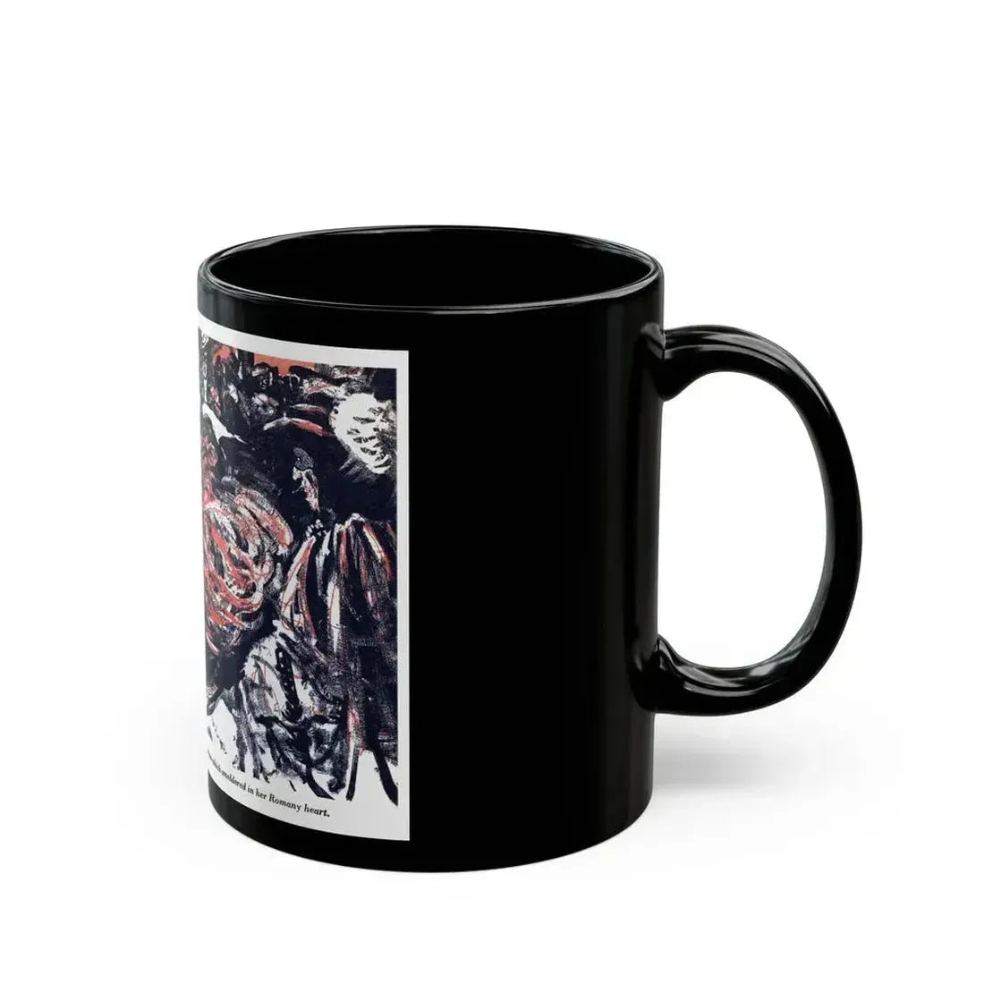 A Rogue And His Land (3), Blue Book Magazine, February 1947 - Black Coffee Mug - Go Mug Yourself