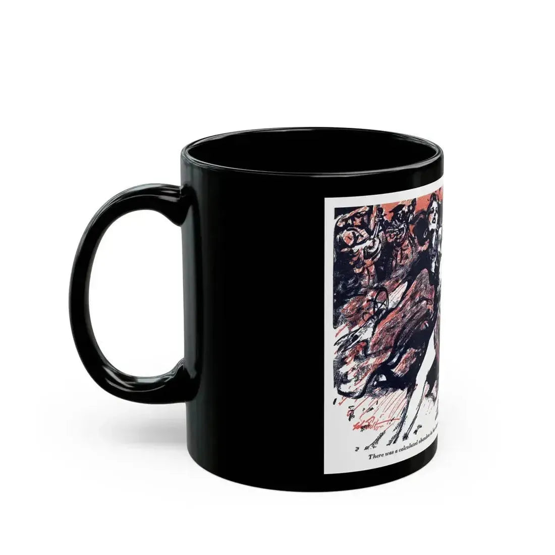 A Rogue And His Land (3), Blue Book Magazine, February 1947 - Black Coffee Mug - Go Mug Yourself