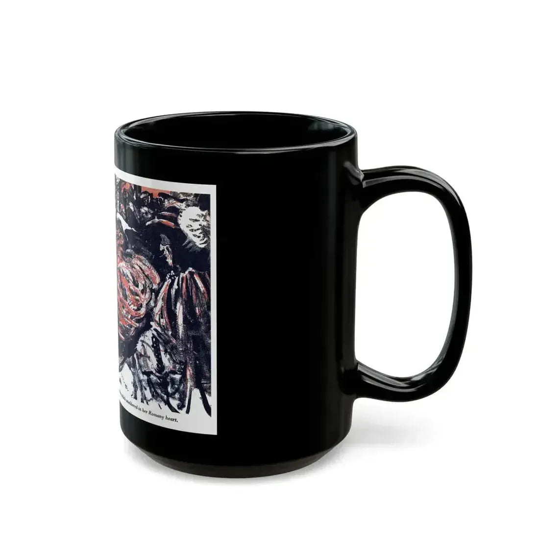 A Rogue And His Land (3), Blue Book Magazine, February 1947 - Black Coffee Mug - Go Mug Yourself