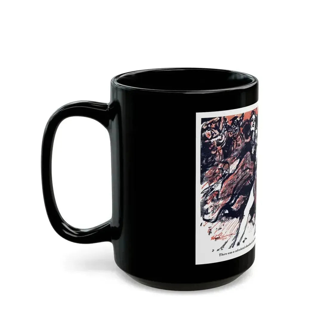 A Rogue And His Land (3), Blue Book Magazine, February 1947 - Black Coffee Mug - Go Mug Yourself