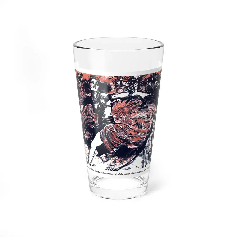 A Rogue And His Land (3), Blue Book Magazine, February 1947 (Magazine Illustration) Pint Glass 16oz 16oz - Go Mug Yourself