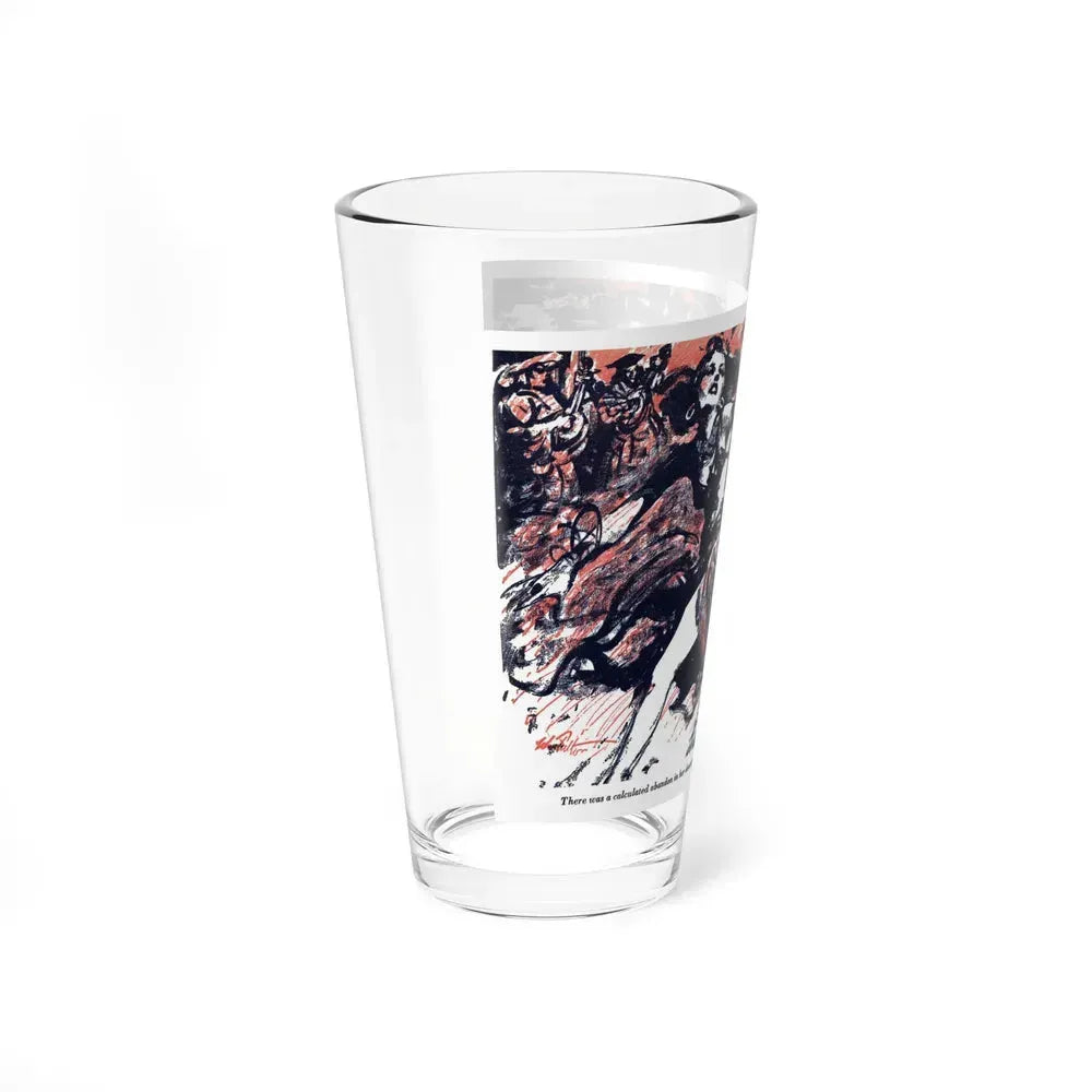 A Rogue And His Land (3), Blue Book Magazine, February 1947 (Magazine Illustration) Pint Glass 16oz - Go Mug Yourself