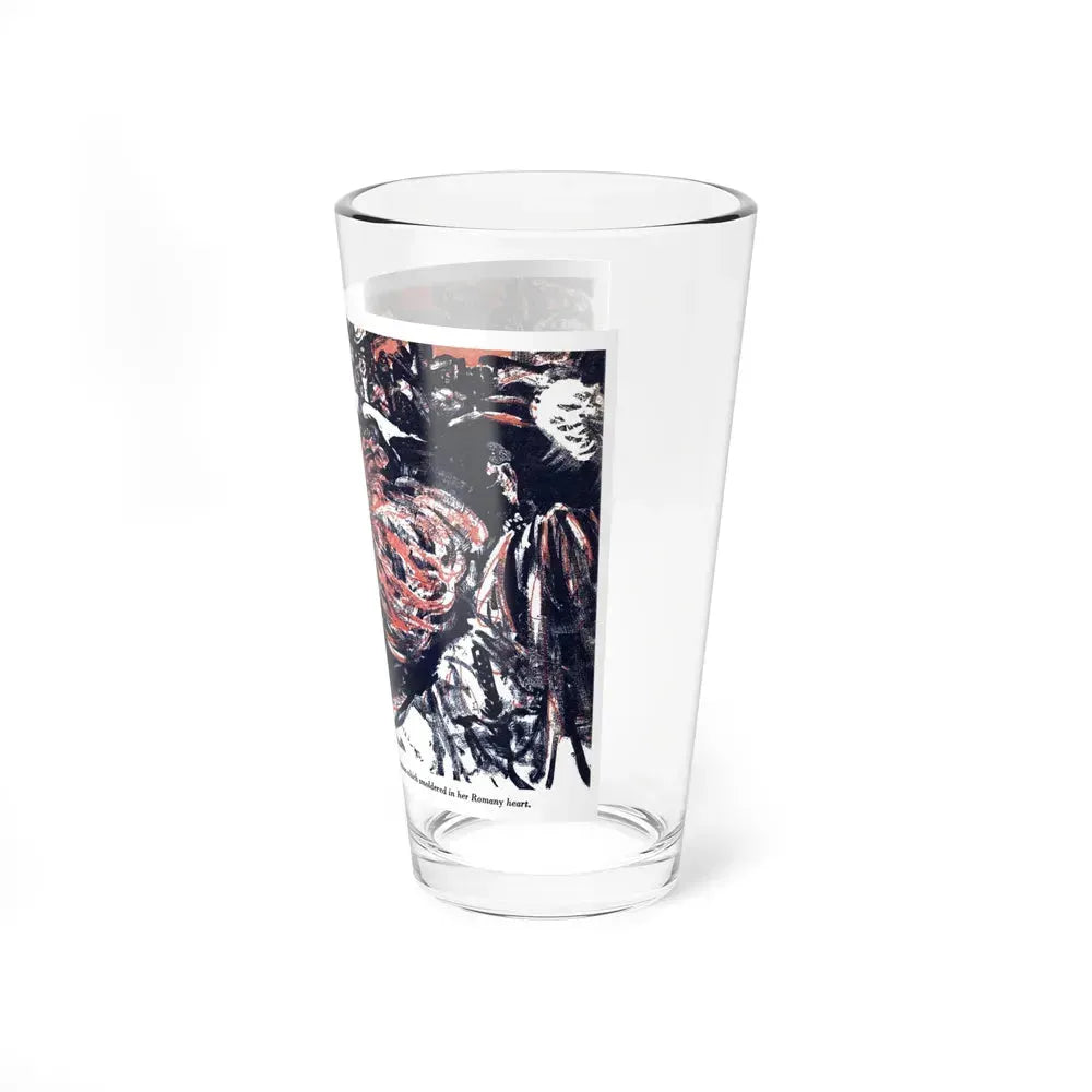 A Rogue And His Land (3), Blue Book Magazine, February 1947 (Magazine Illustration) Pint Glass 16oz - Go Mug Yourself