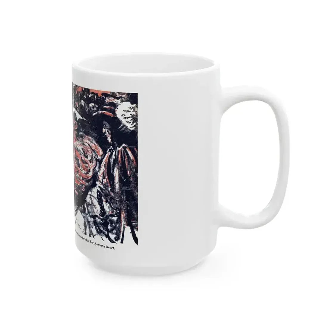 A Rogue And His Land (3), Blue Book Magazine, February 1947 - White Coffee Mug - Go Mug Yourself