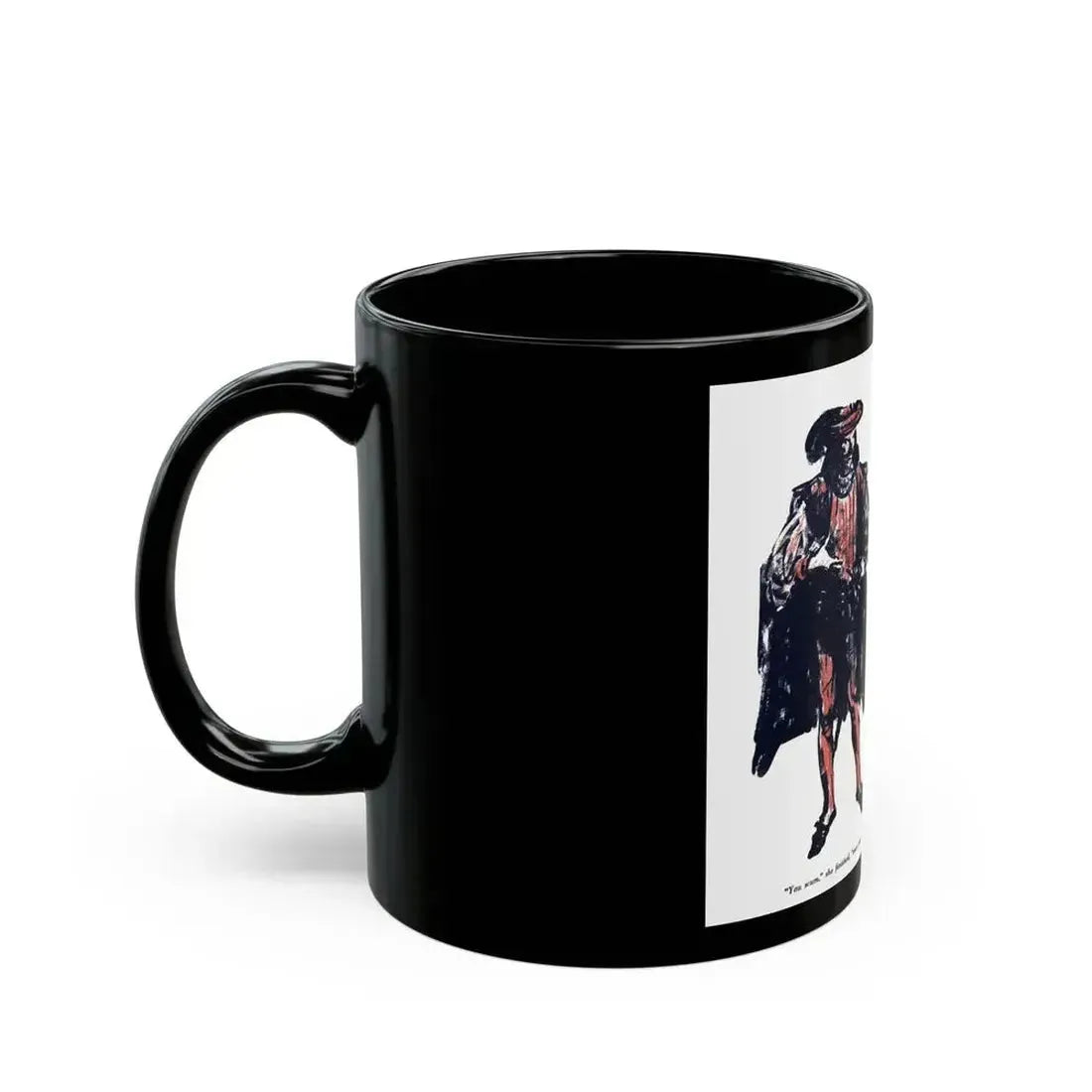 A Rogue And His Land (4), Blue Book Magazine, February 1947 - Black Coffee Mug - Go Mug Yourself