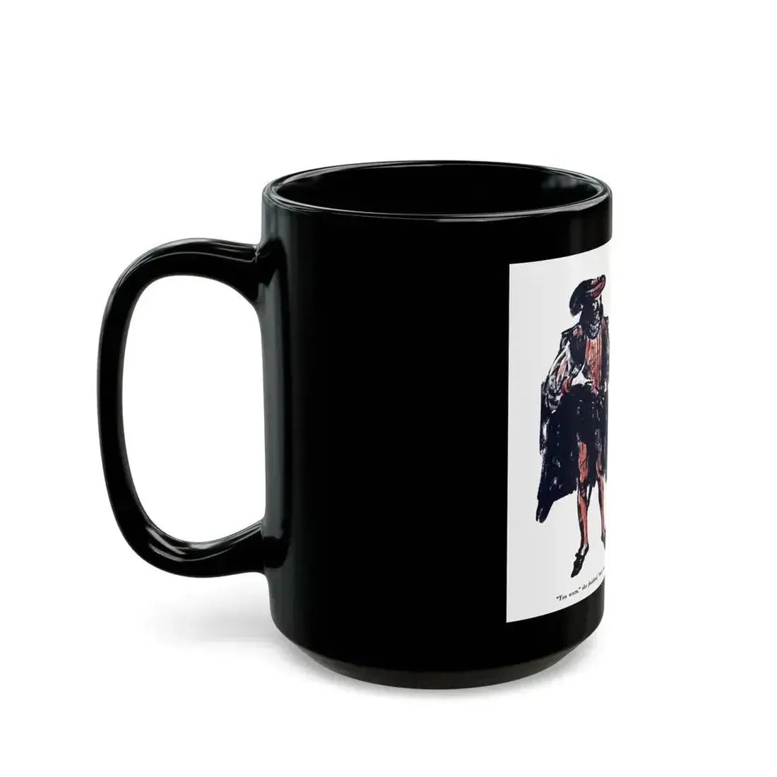 A Rogue And His Land (4), Blue Book Magazine, February 1947 - Black Coffee Mug - Go Mug Yourself