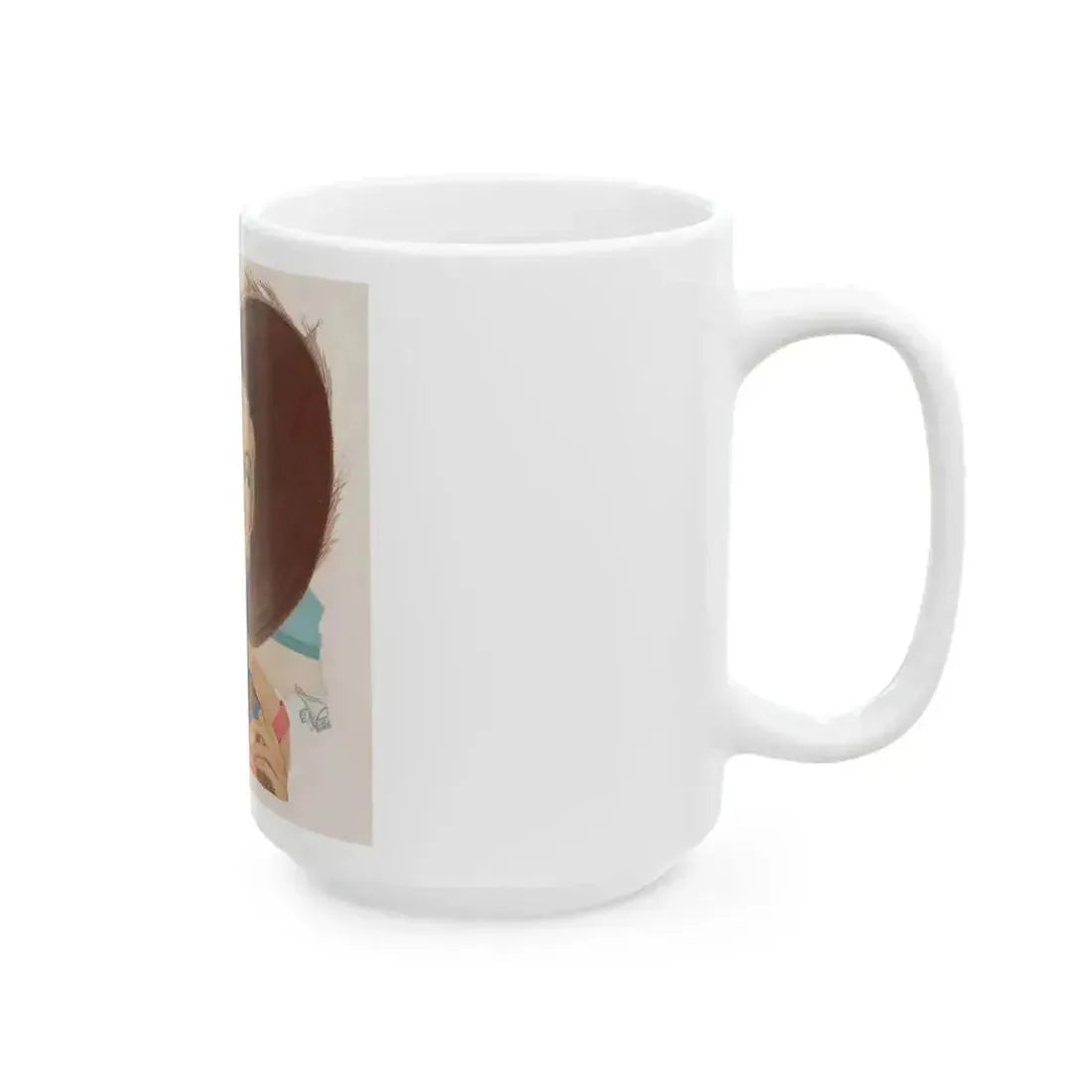 A Romance by the Beach, story illustration - White Coffee Mug - Go Mug Yourself